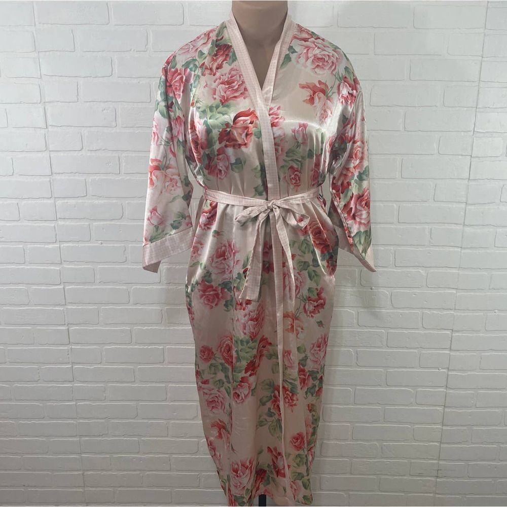 Cruz pink floral robe